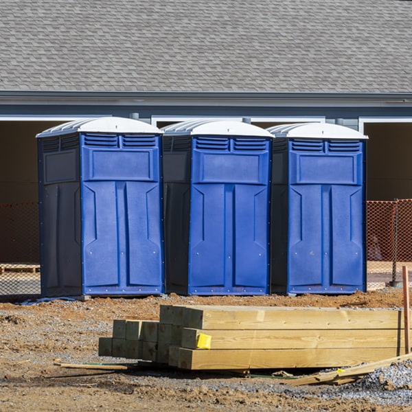 how do you ensure the portable restrooms are secure and safe from vandalism during an event in Garnett